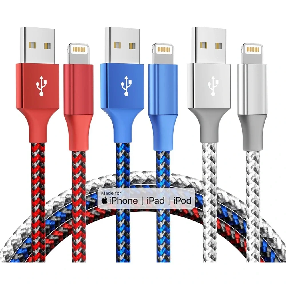 Phone charger cords 3 packs